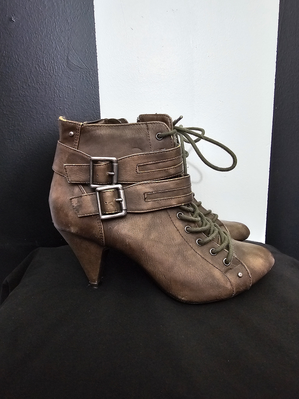 Steampunk Distress Style Boots